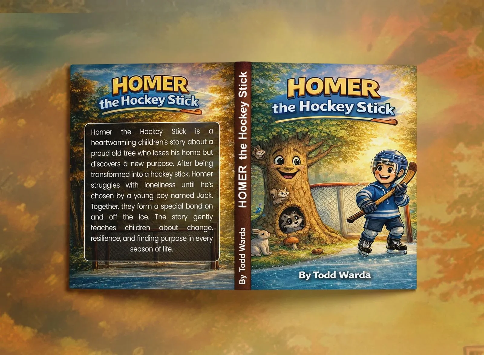 Full cover wrap for Homer the Hockey Stick by Todd Warda