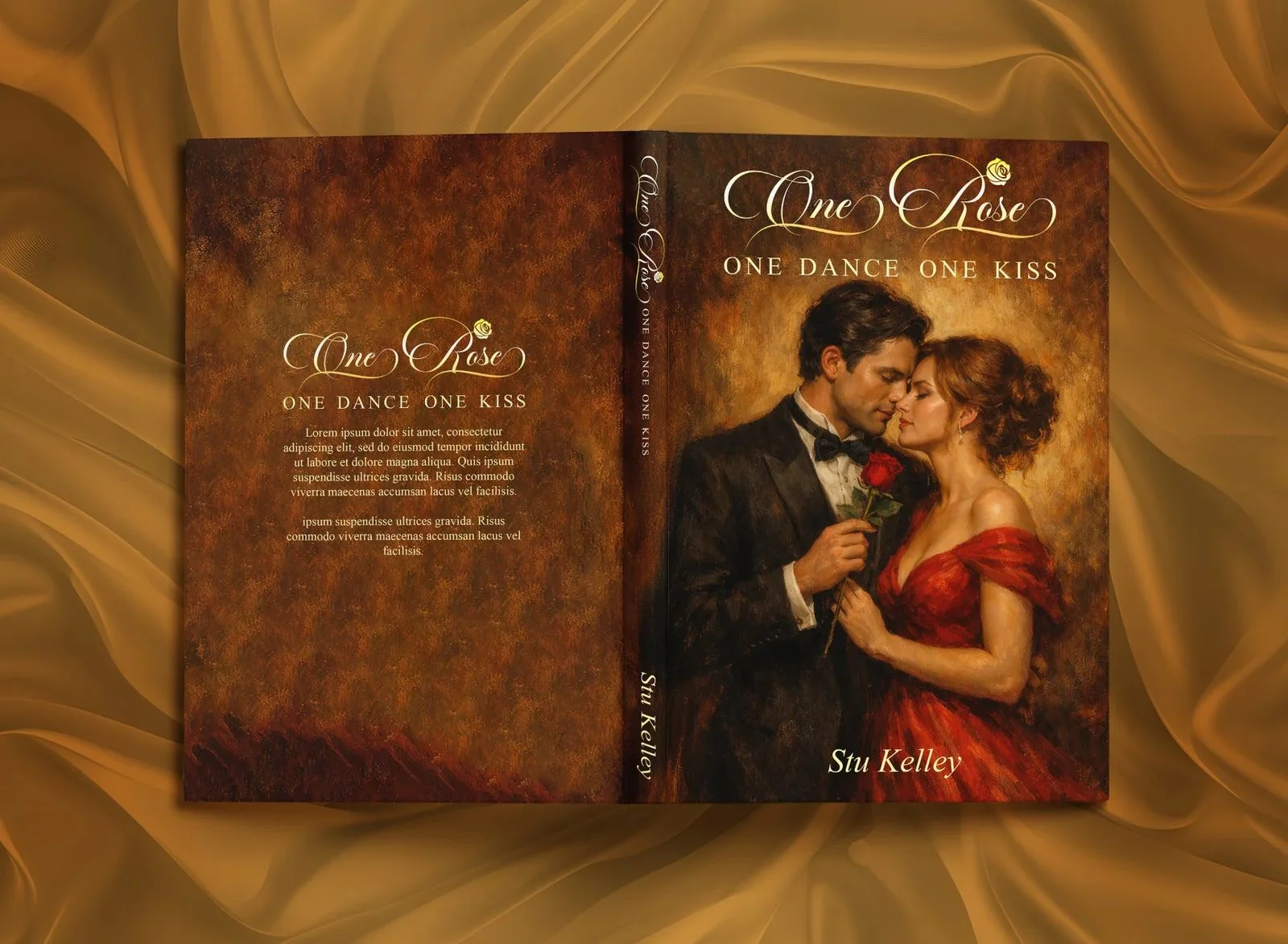 Full cover wrap for One Rose, One Dance, One Kiss by Stu Kelley