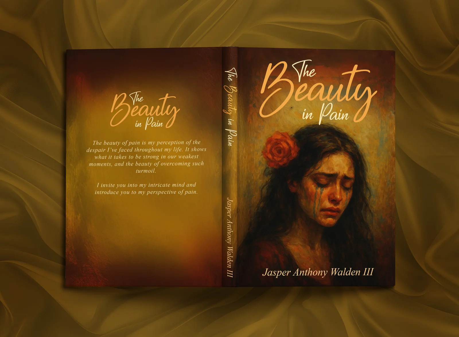Full cover wrap for The Beauty in Pain by Jasper Anthony Walden III